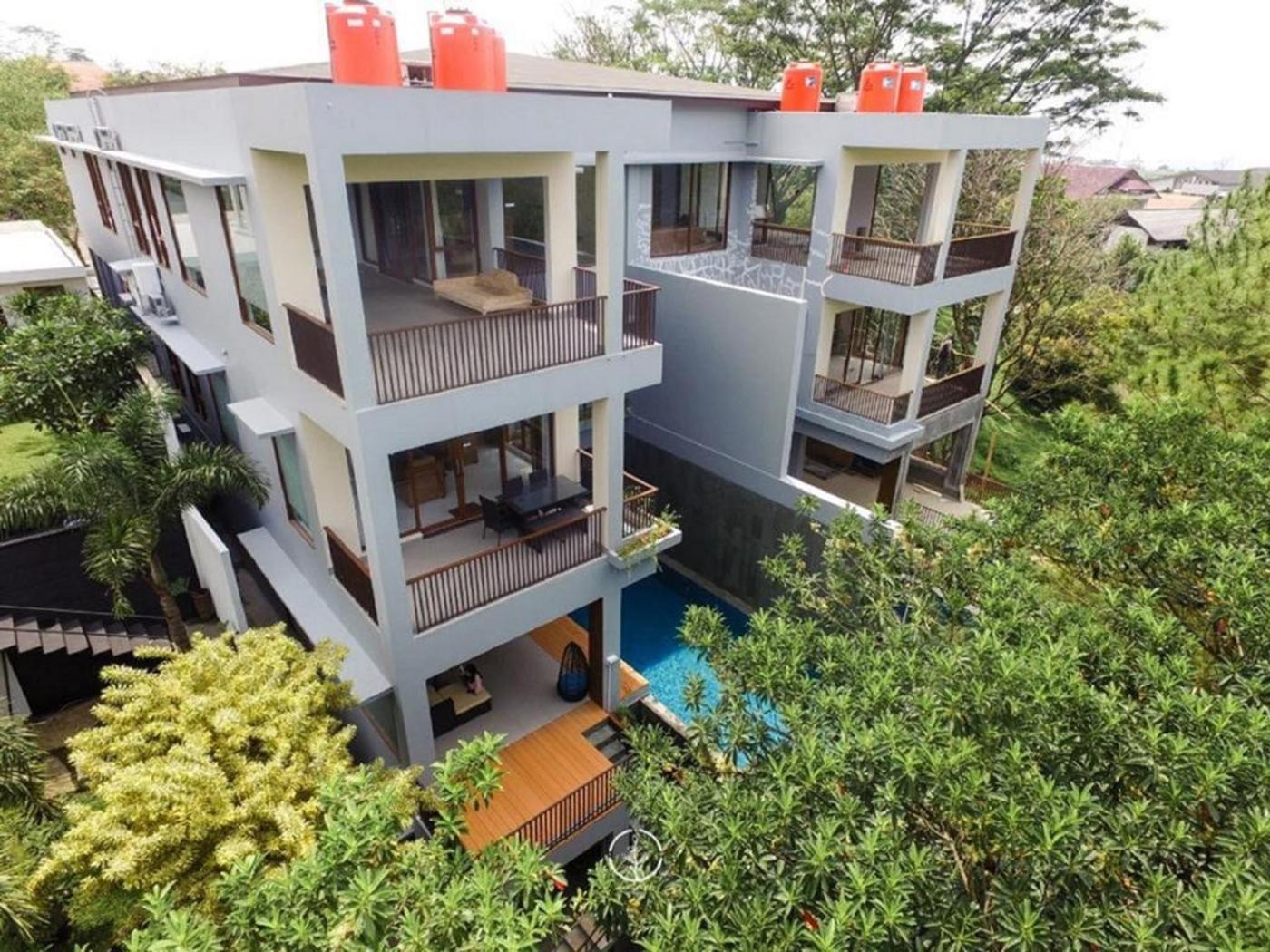 Asmaya Hill View Villa 7 Bedrooms With A Private Swimming Pool Bandung Exterior foto
